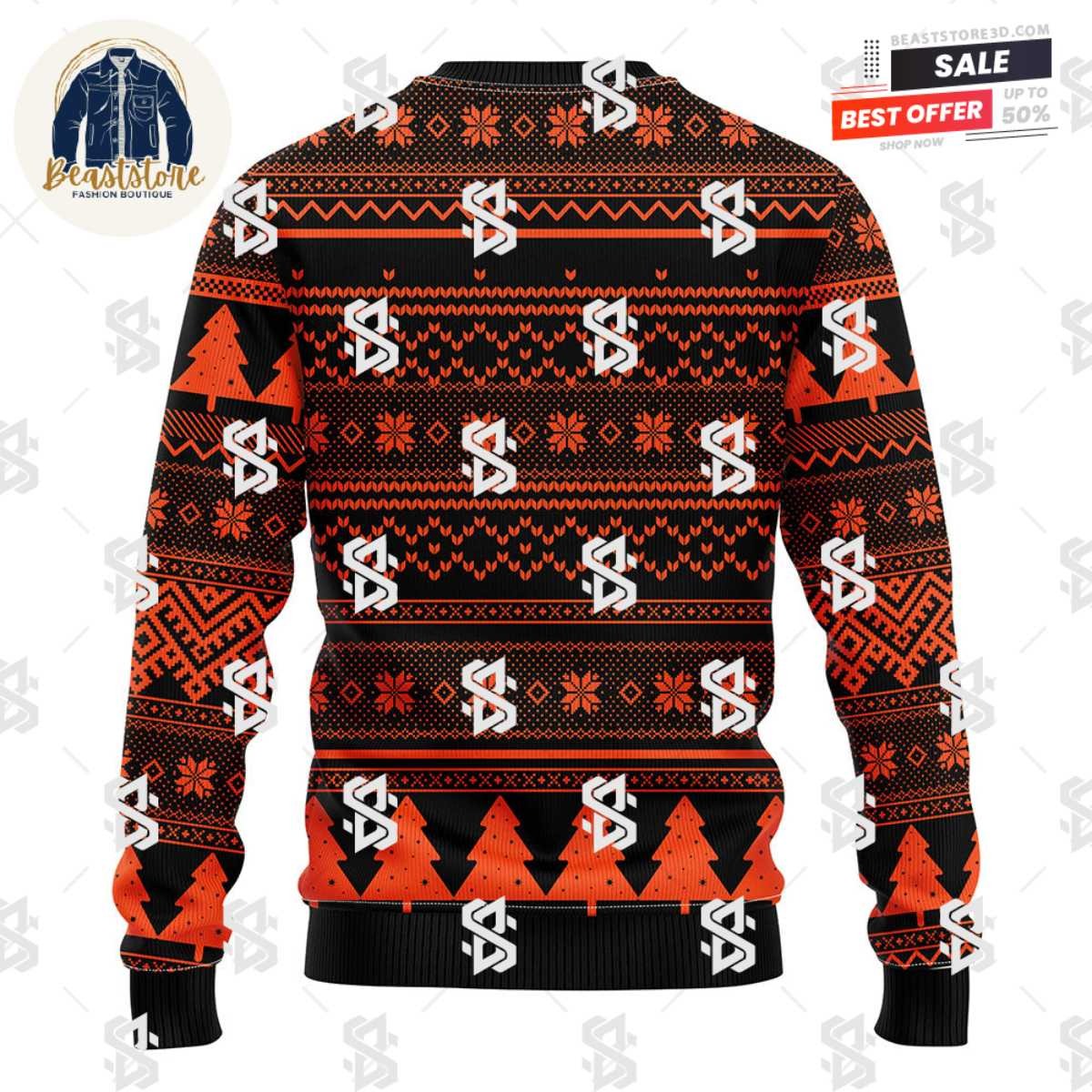 Anaheim Ducks Grinch Hug Christmas Ugly Sweater