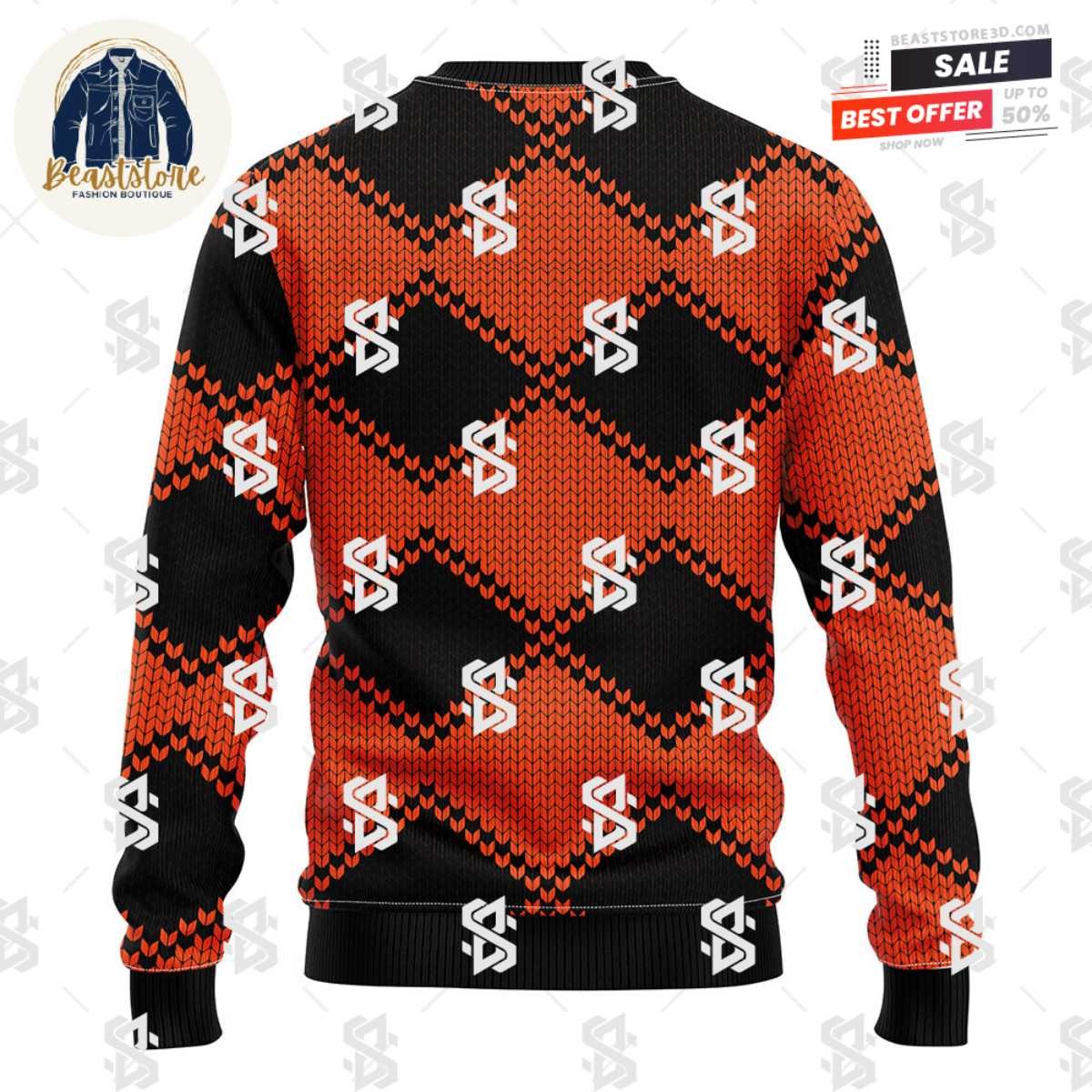 Anaheim Ducks Pub Dog Christmas Ugly Sweater