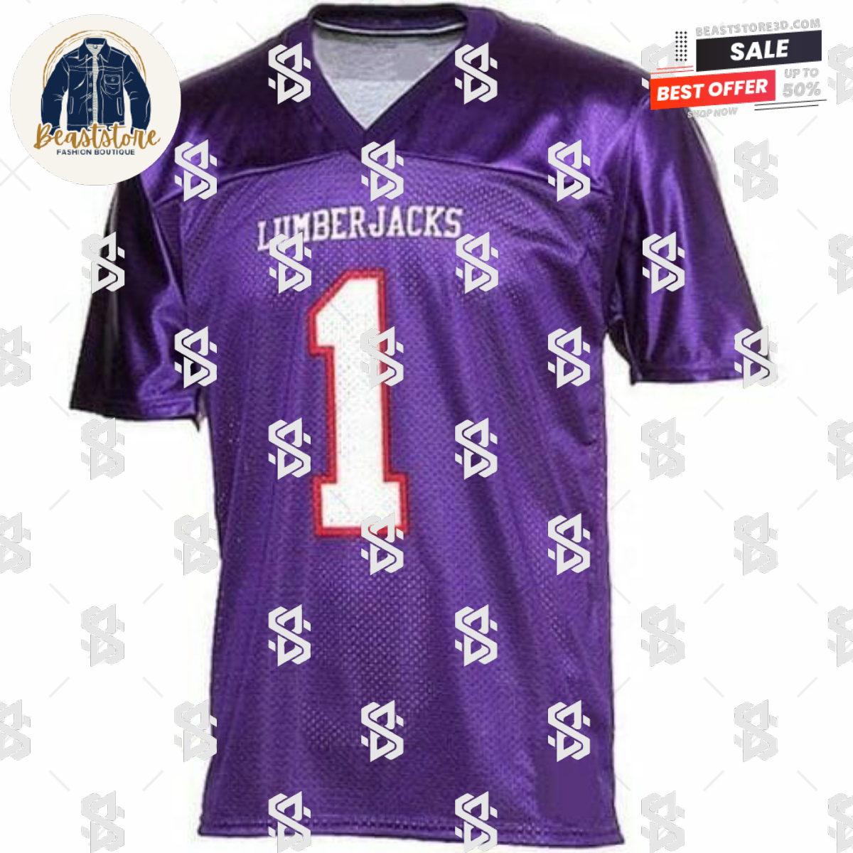 Austin Lumberjacks Custom Jersey Name and Number Football