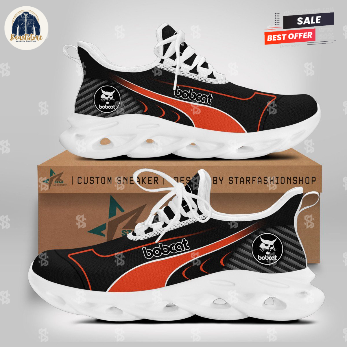 Bobcat Company Personalized Max Soul Shoes
