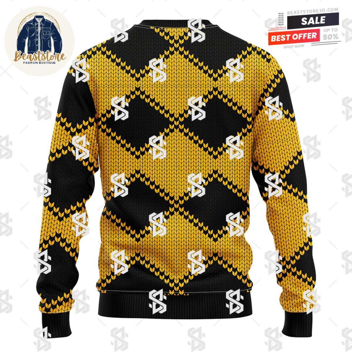 Boston Bruins Pub Dog Christmas Ugly Sweater