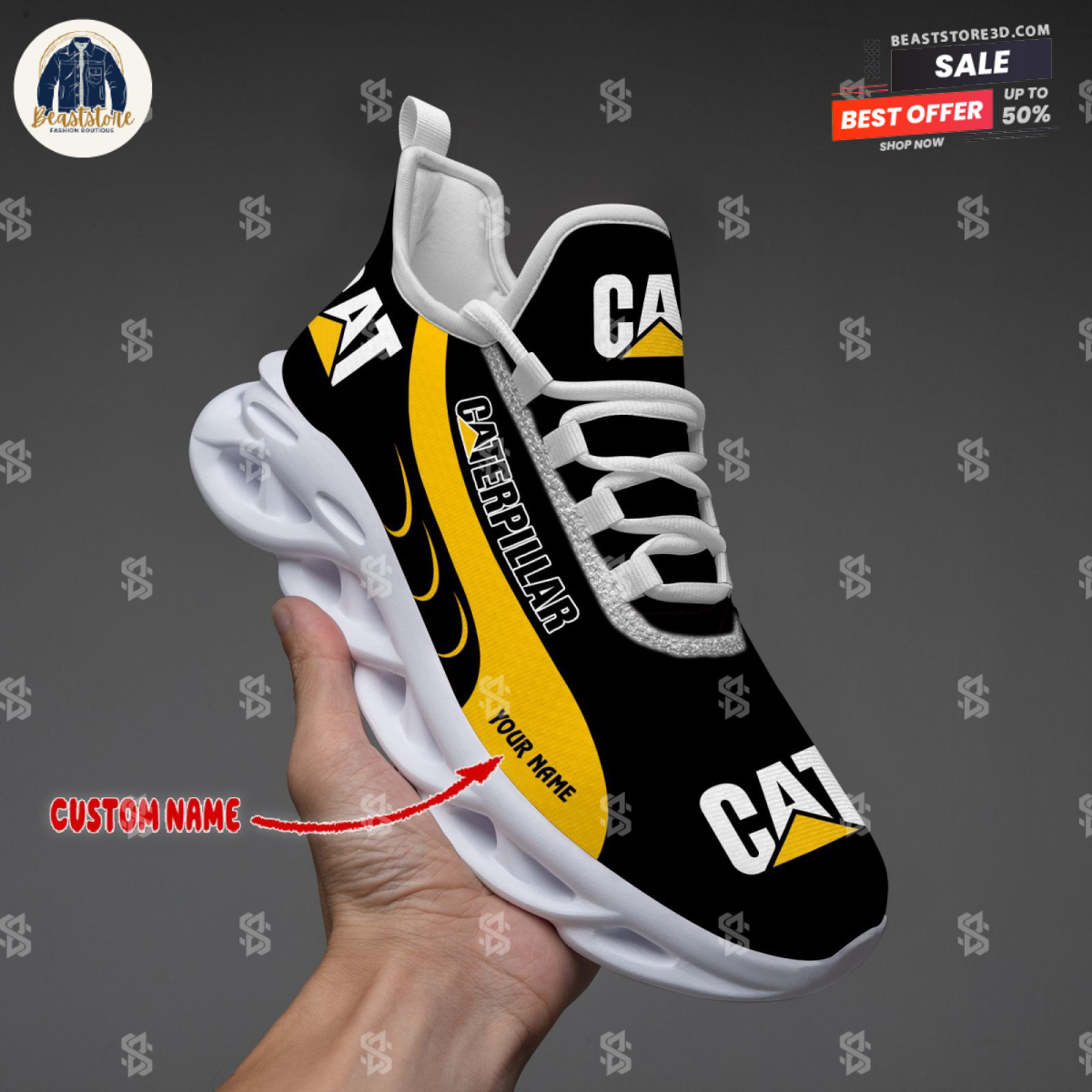 Caterpillar Inc Fashion Personalized Max Soul Shoes
