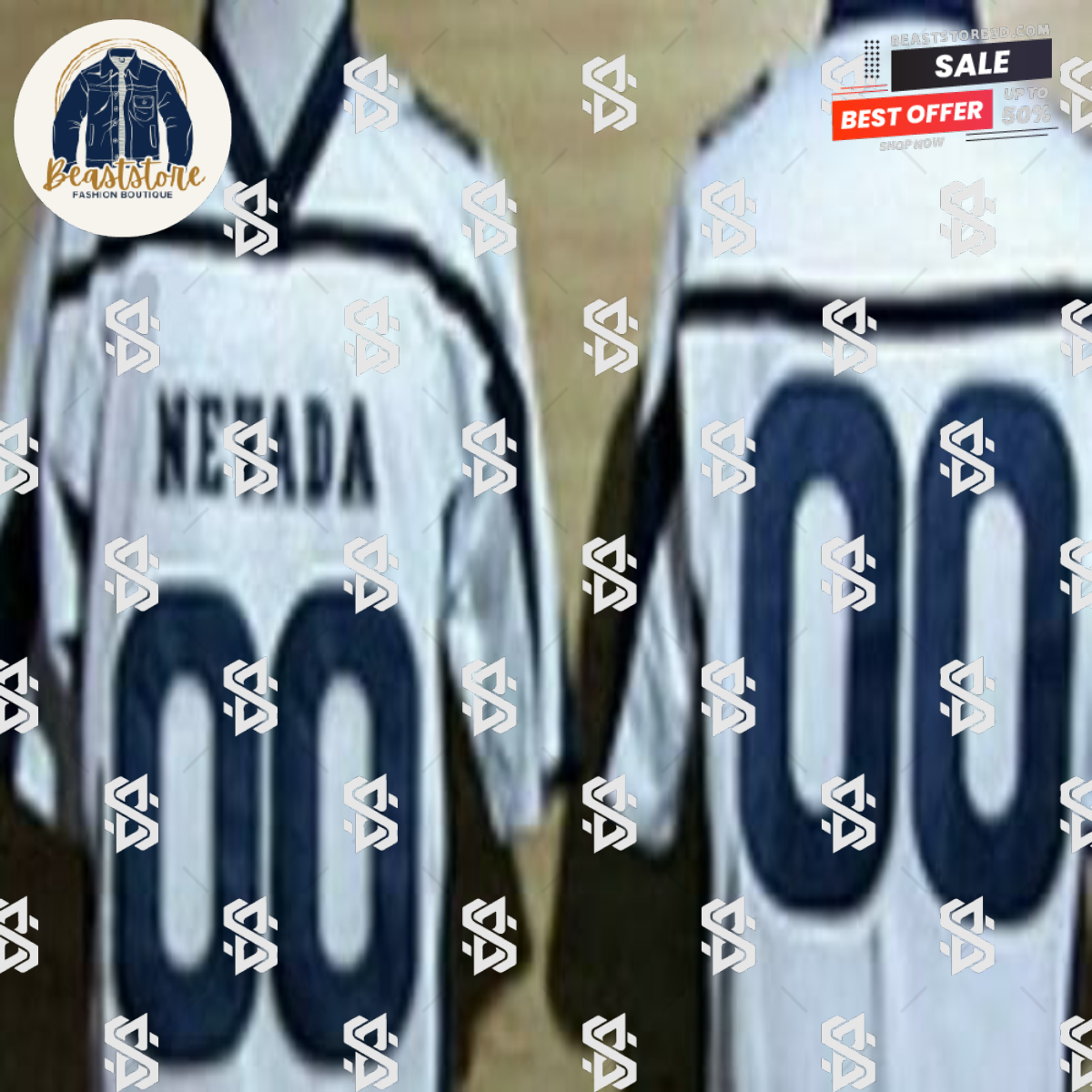 Custom Nevada Wolf Pack Jersey Name Number NCAA College Football White