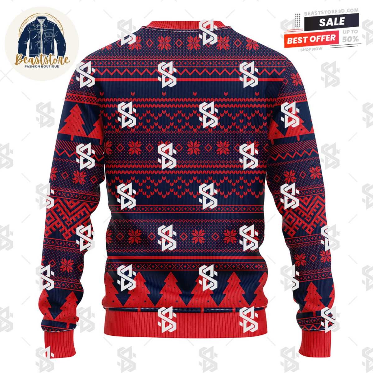 Florida Panthers Tree Ugly Christmas Fleece Sweater