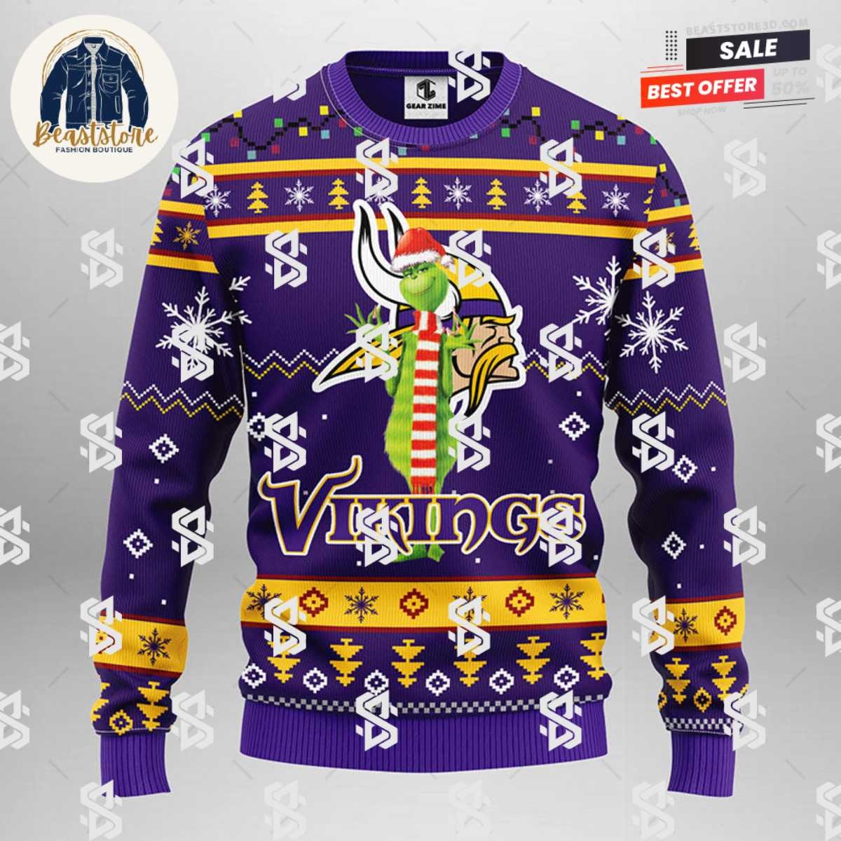 Funny Grinch Christmas Ugly Sweater