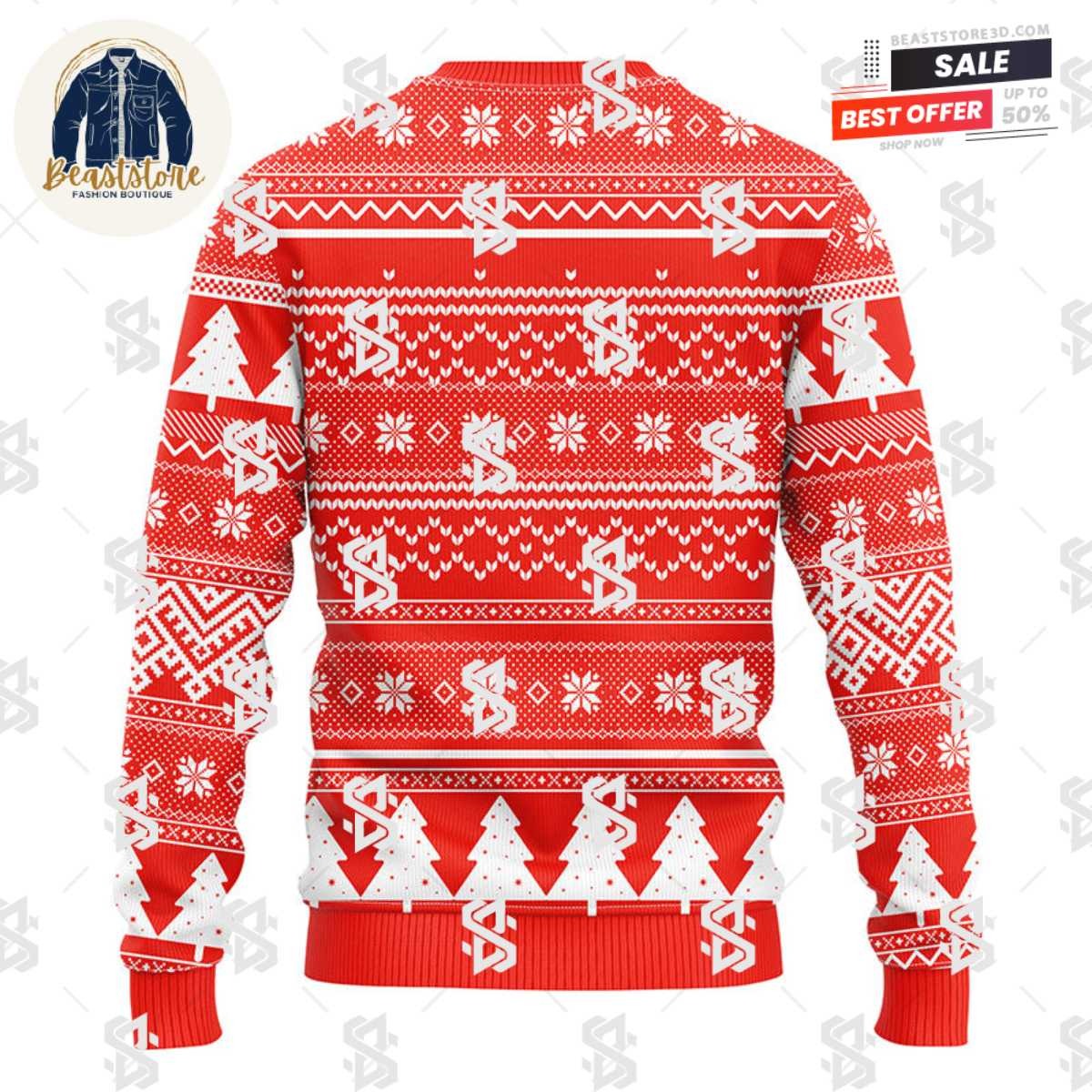 Georgia Bulldogs Groot Hug Christmas Ugly Sweater