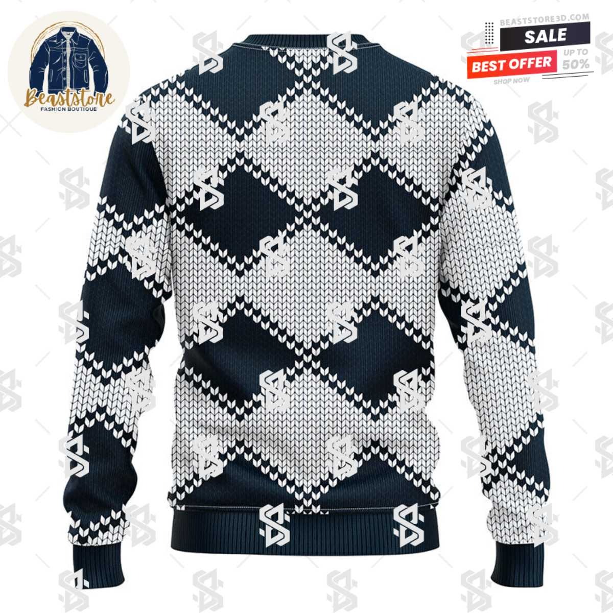 Houston Texans Pub Dog Christmas Ugly Sweater