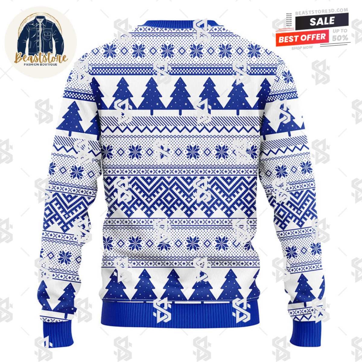 Kentucky Wildcats Minion Christmas Ugly Sweater