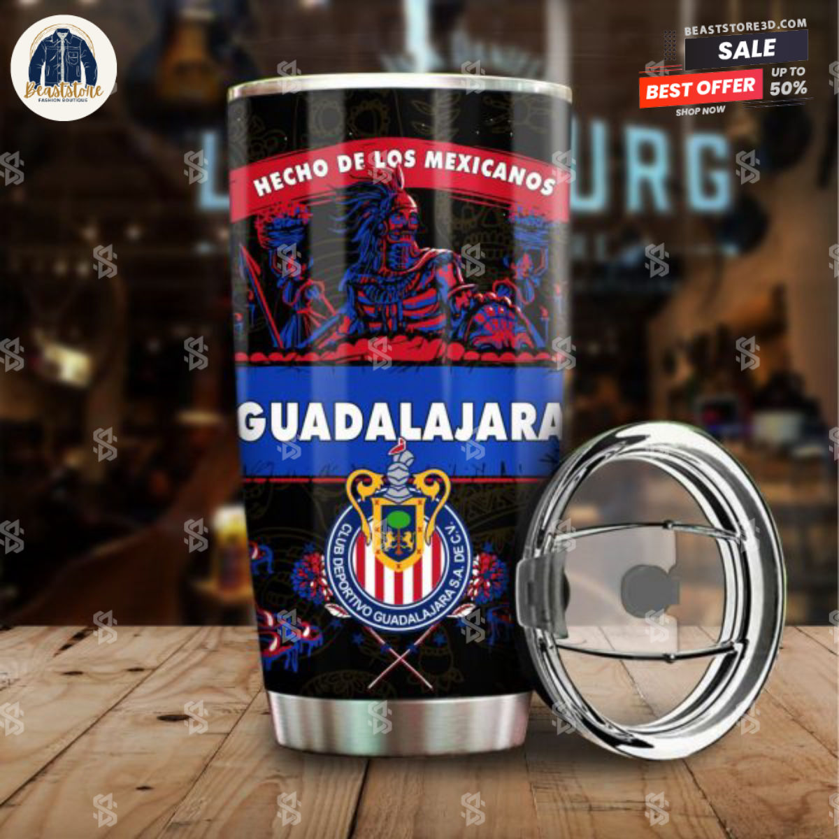 Liga MX C.D. Guadalajara Hecho De Los Mexicanos Tumbler