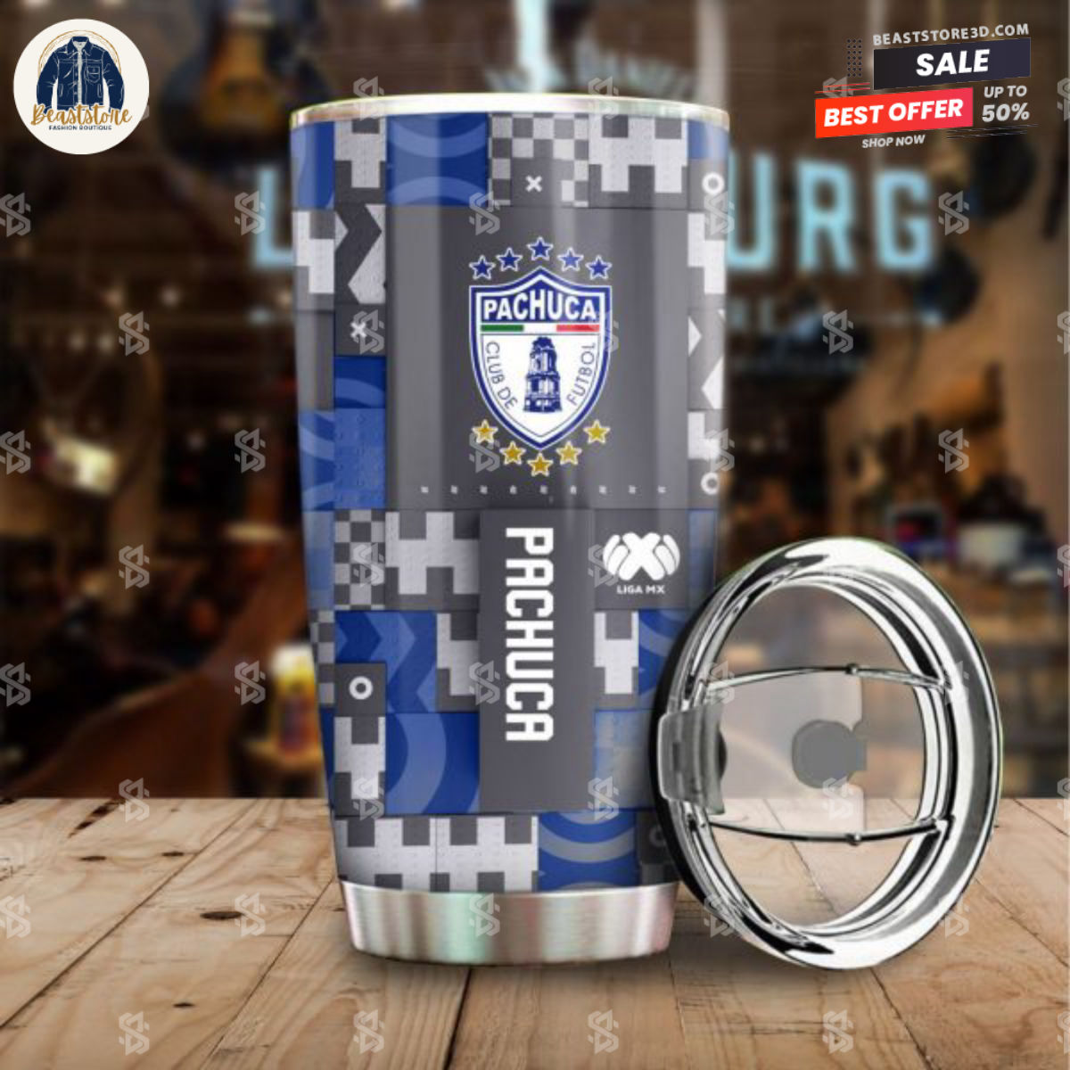 Liga MX C.F. Pachuca Customized Tumbler