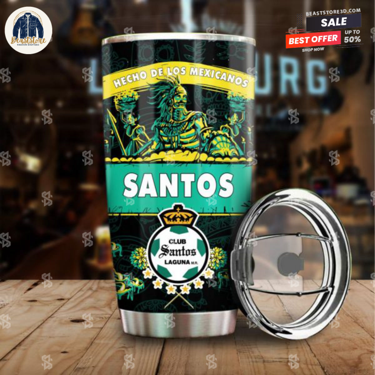 Liga MX Santos Laguna Hecho De Los Mexicanos Tumbler