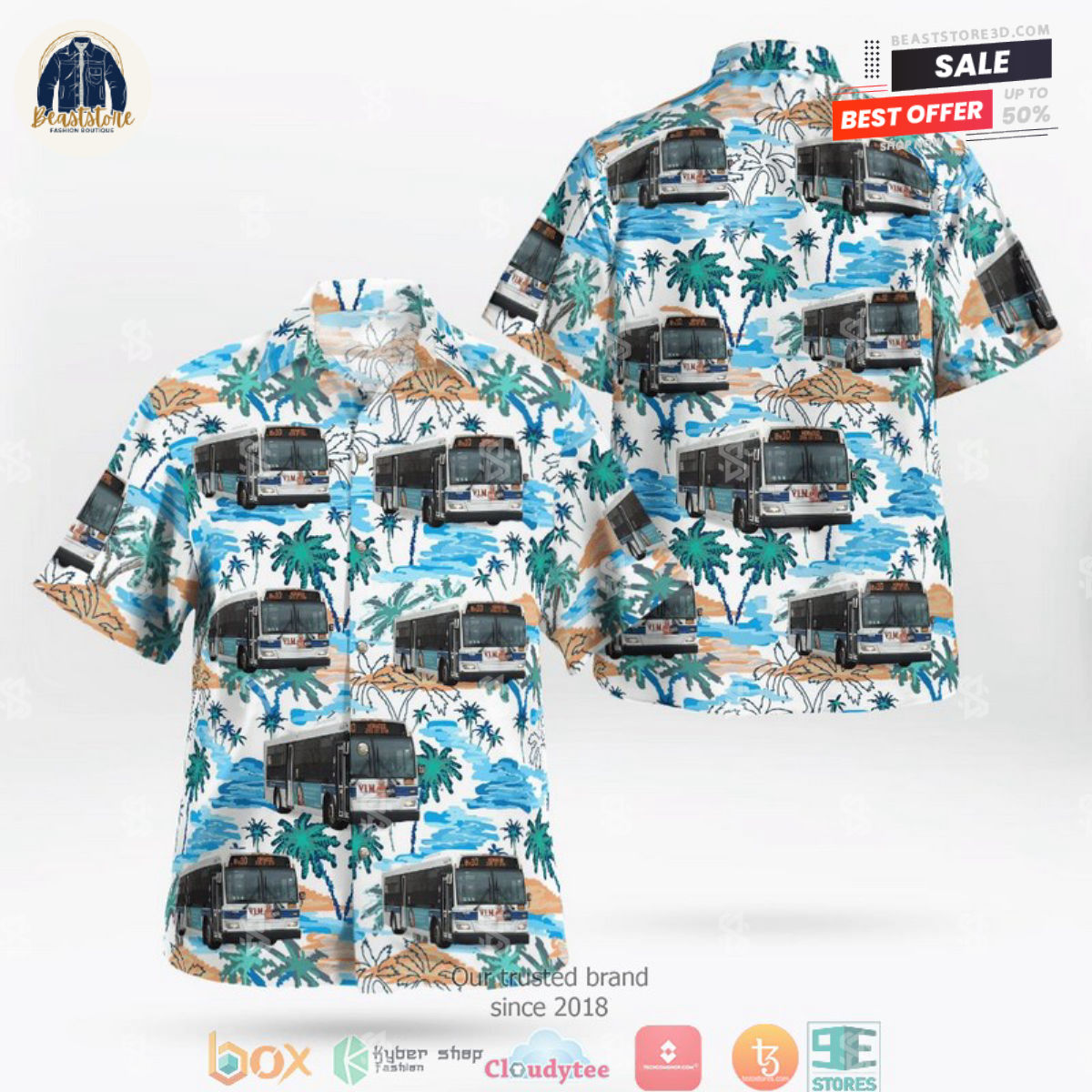 MTA New York City Bus Hawaiian Shirt