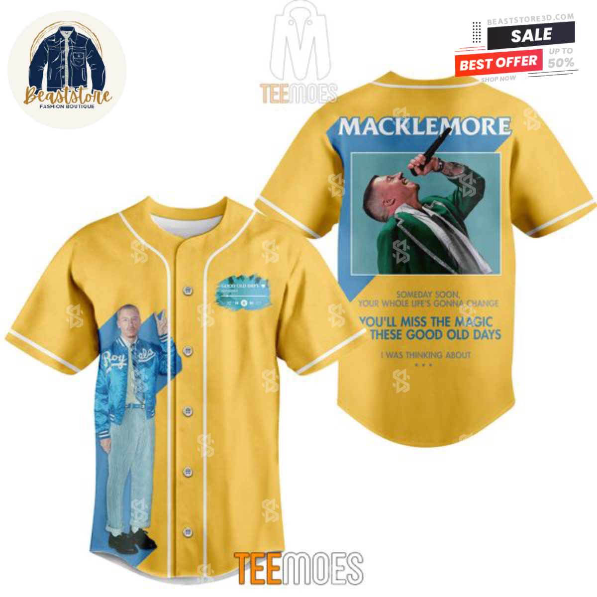 Macklemore Good Old Day Baseball Jersey