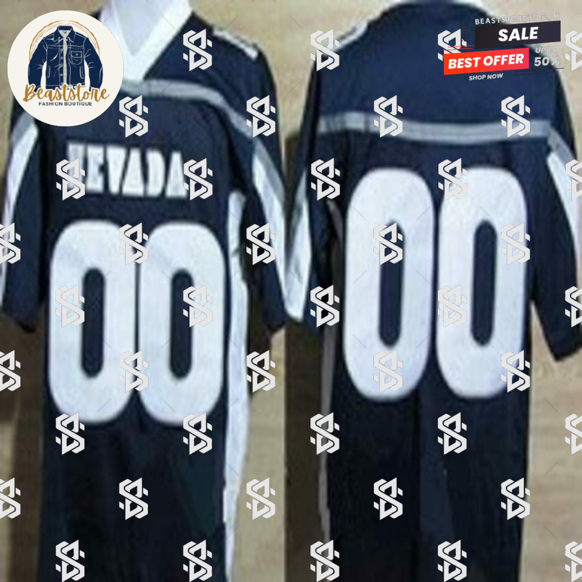 Nevada Wolf Pack Custom Jersey Name Number NCAA College Football