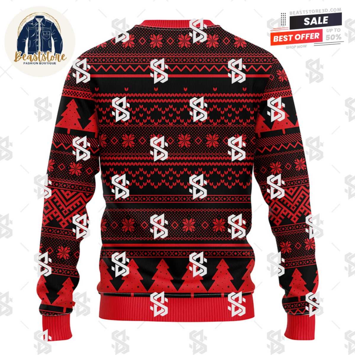 New Jersey Devils Groot Hug Christmas Ugly Sweater