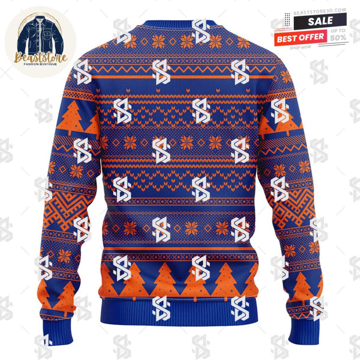 New York Islanders Christmas Ugly Sweater