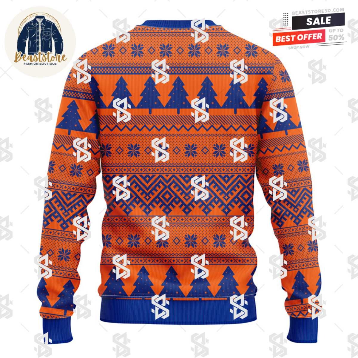New York Islanders Minion Christmas Ugly Sweater