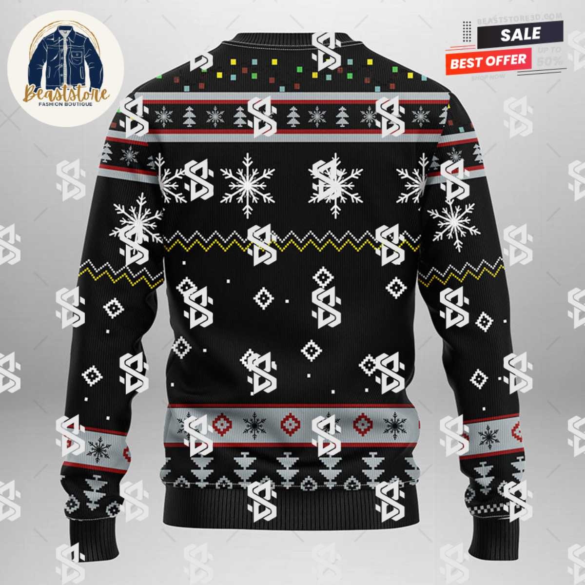Oakland Raiders Funny Grinch Christmas Ugly Sweater