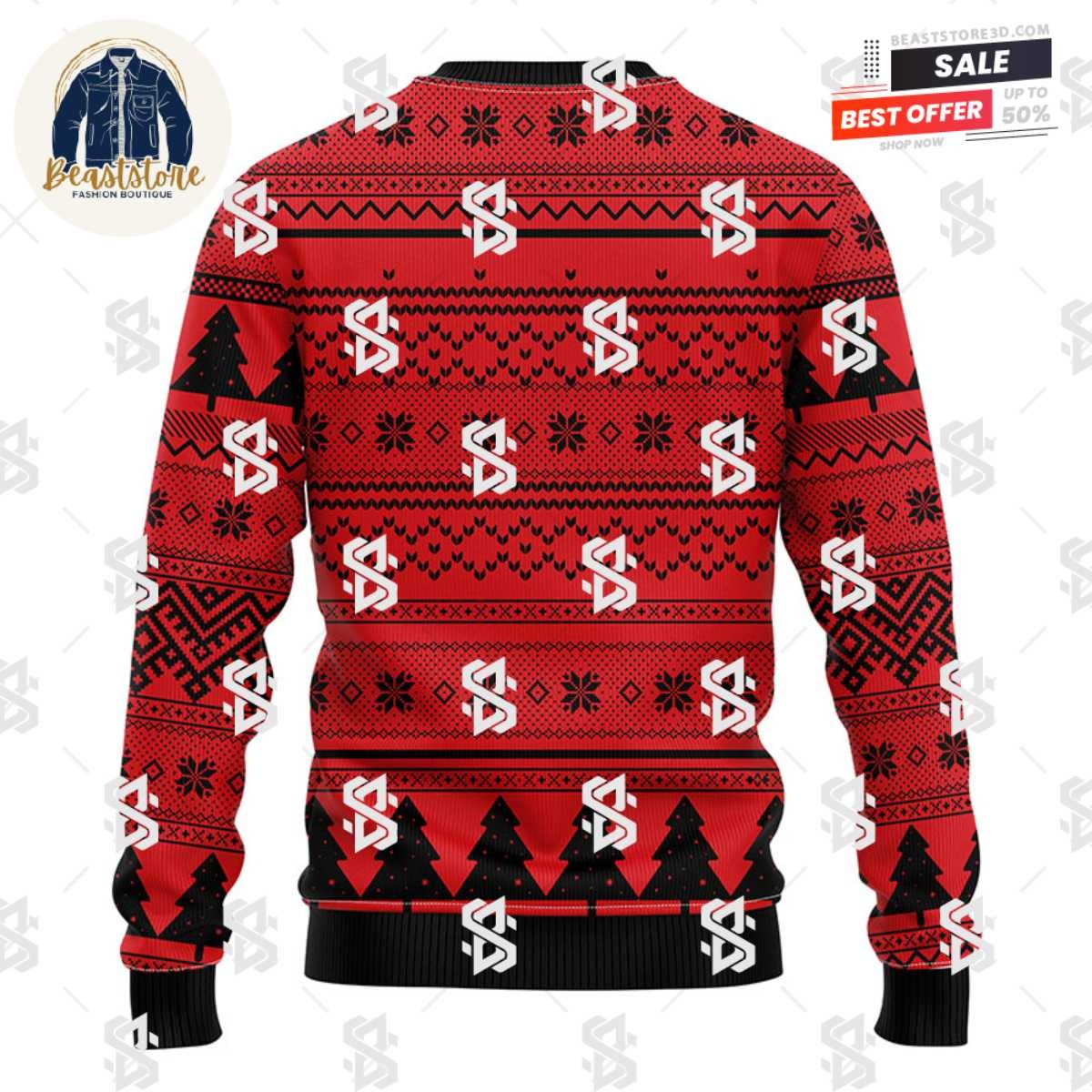 Ottawa Senators Grateful Dead Ugly Christmas Fleece Sweater