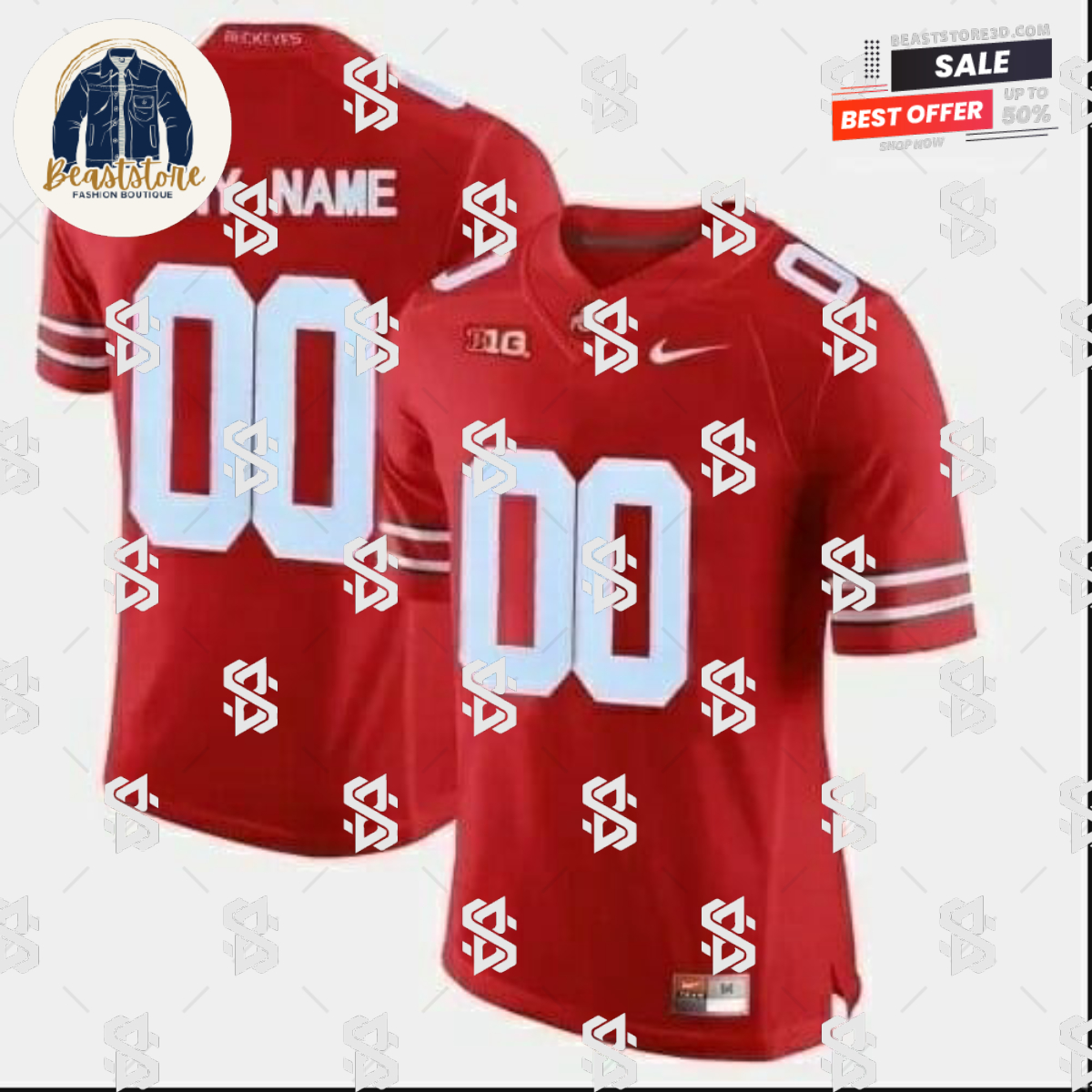 Penn State Jersey Custom Number Name Red Jersey Stitched Jersey