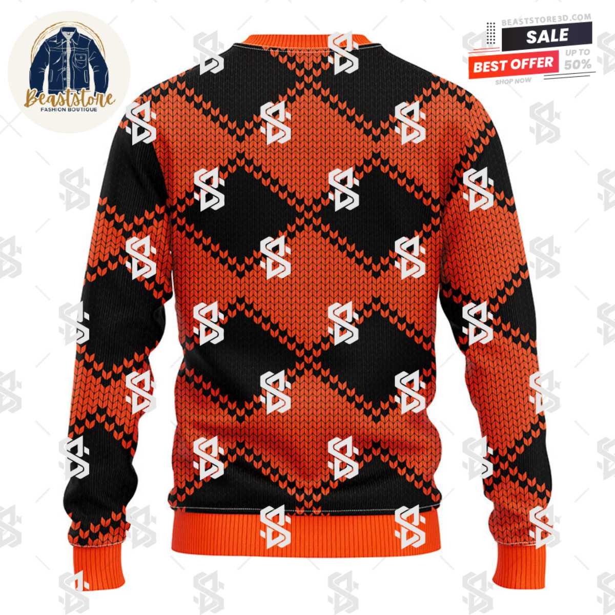 Philadelphia Flyers Pub Dog Christmas Ugly Sweater