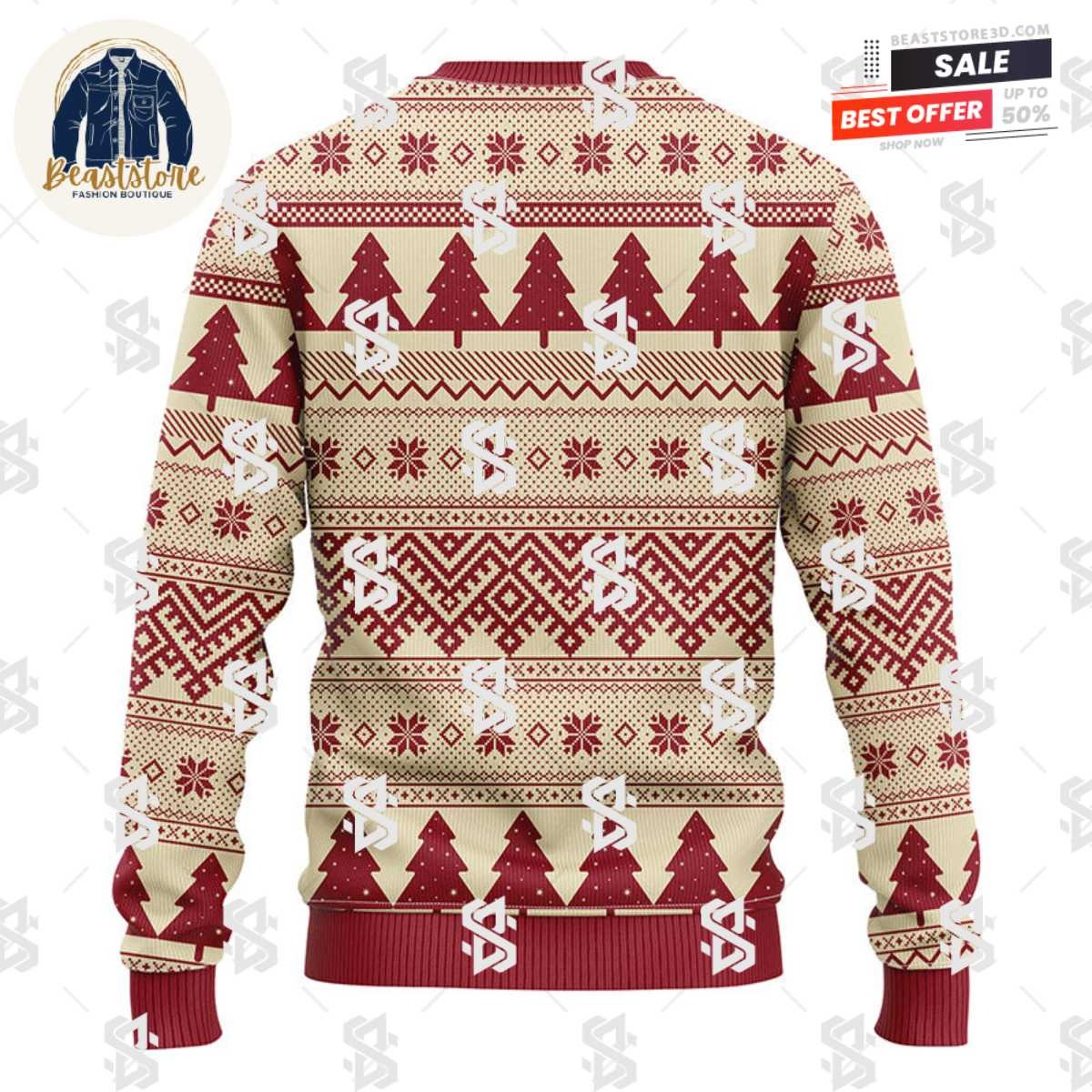 Phoenix Coyotes Minion Christmas Ugly Sweater