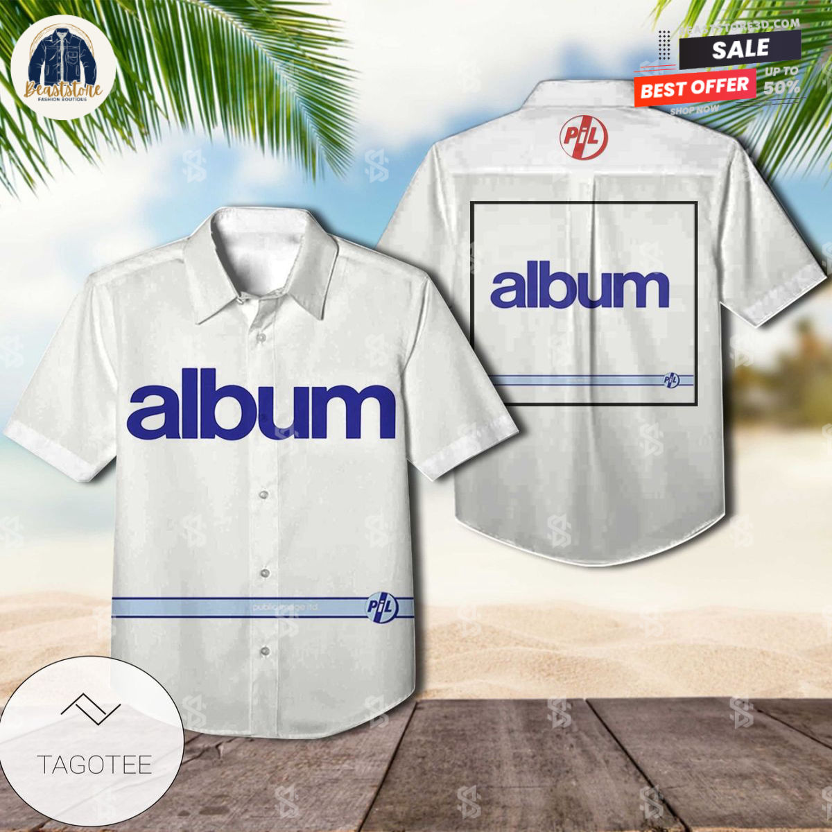 Public Image Ltd Album Cover Hawaiian Shirt