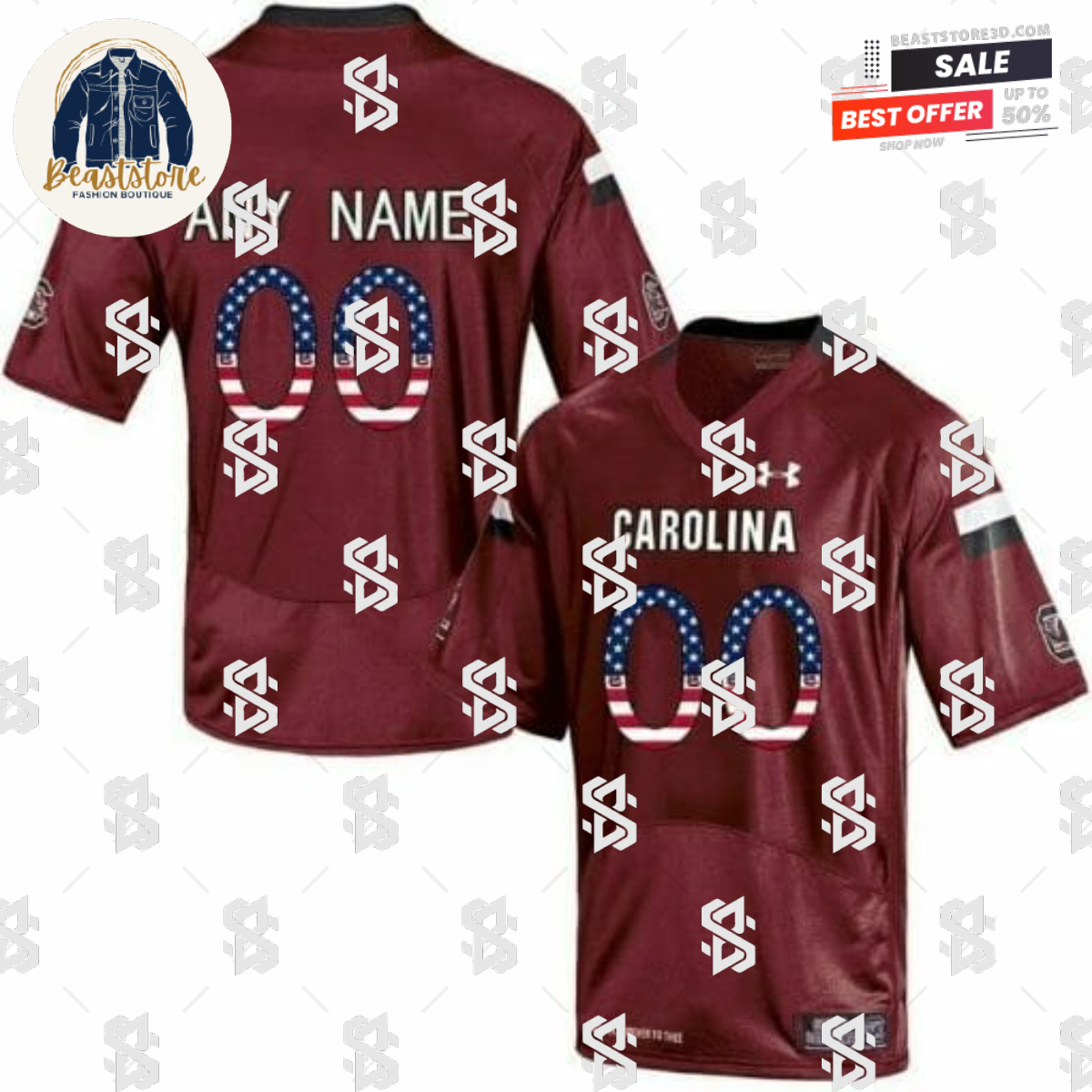 South Carolina Football Jersey Custom College Limited Jersey Red