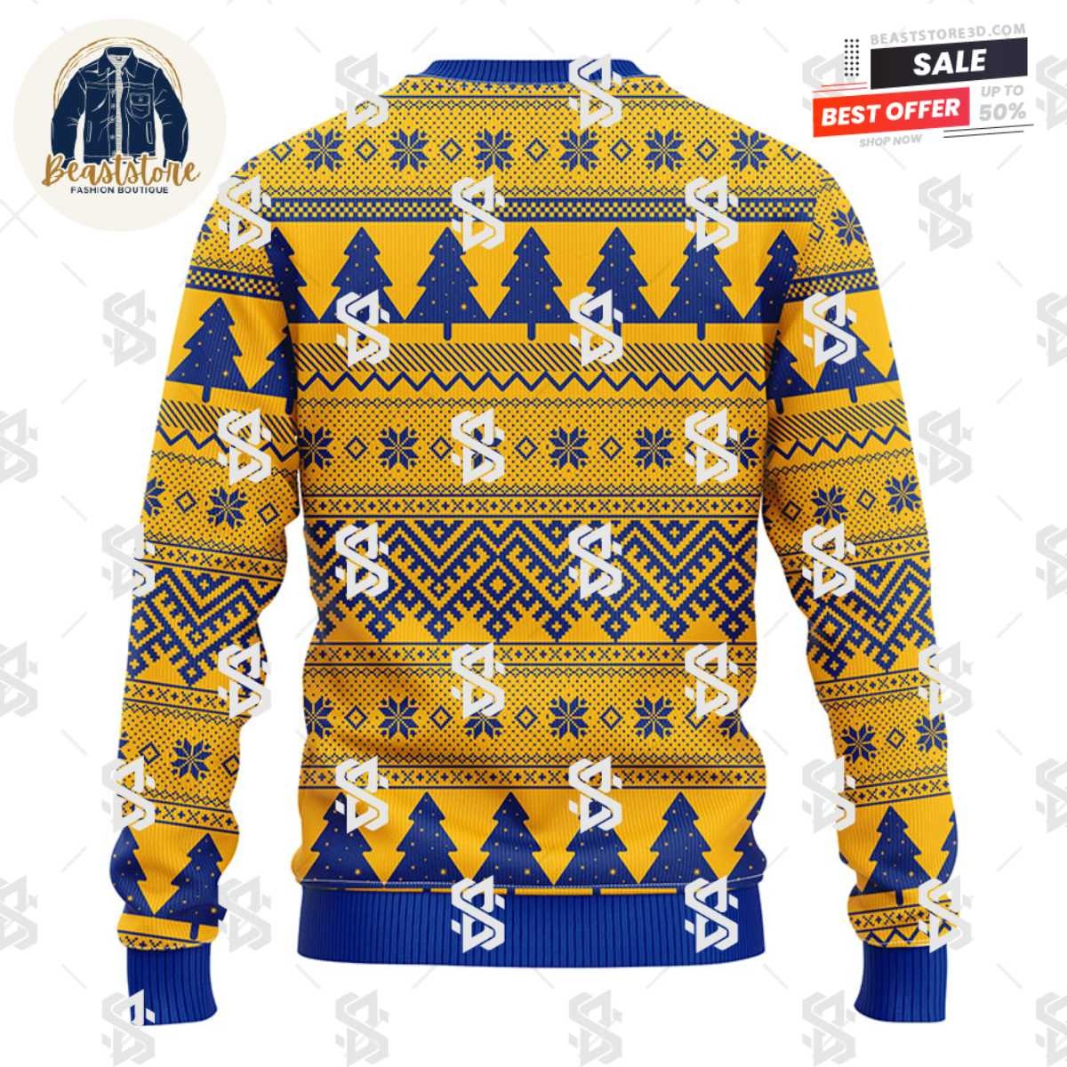 St. Louis Blues Christmas Ugly Sweater