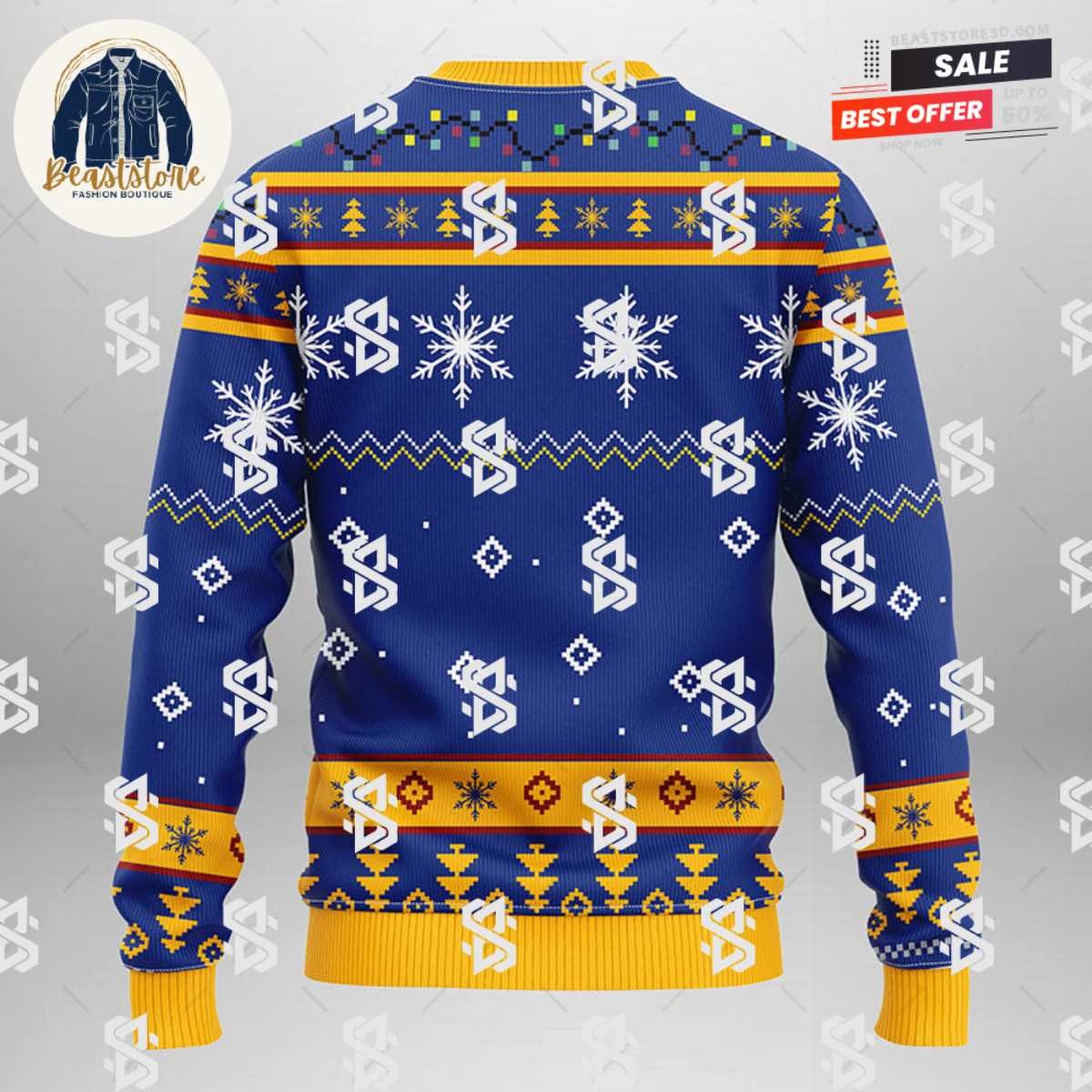 St. Louis Blues Funny Grinch Christmas Ugly Sweater