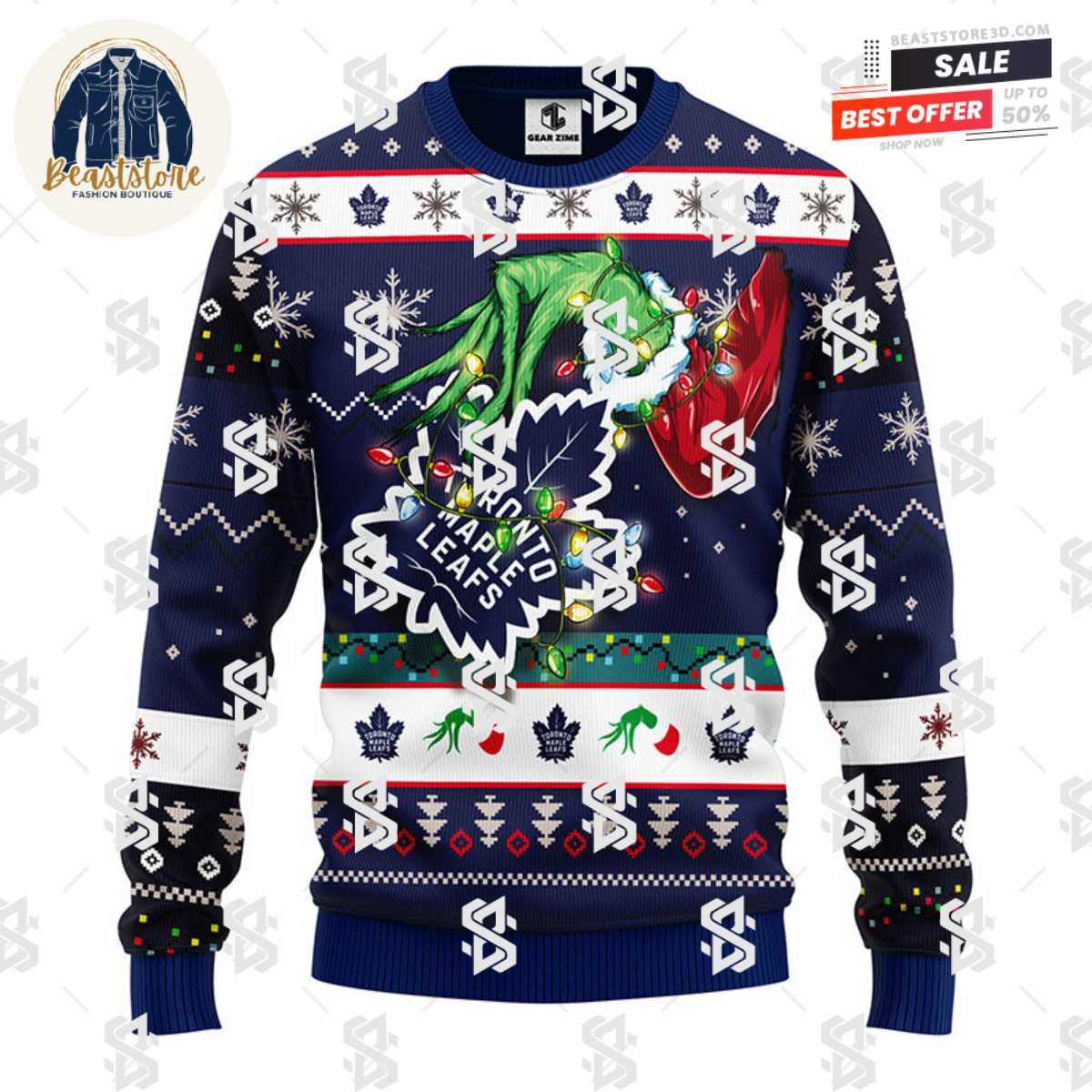 Toronto Maple Leafs Christmas Ugly Sweater