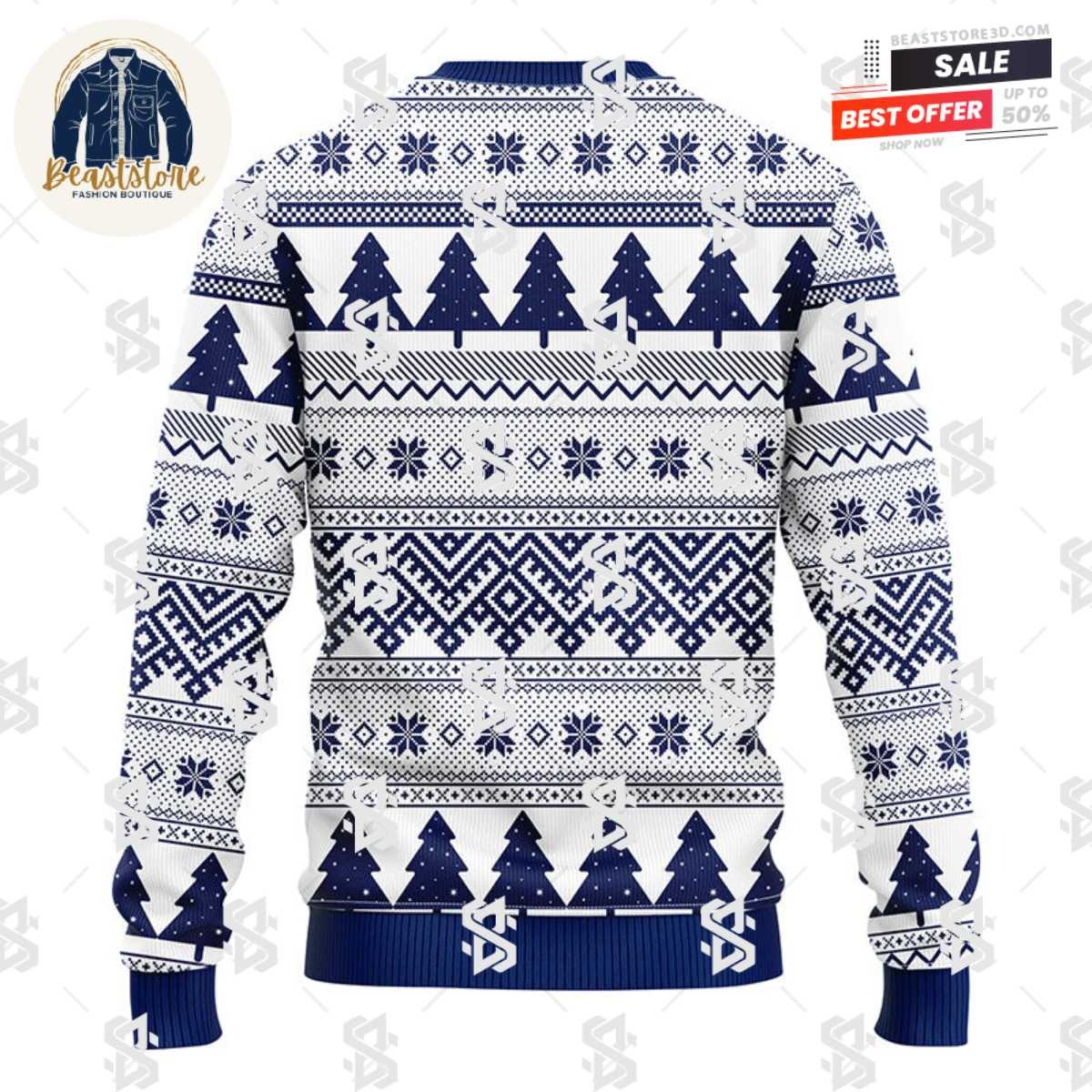 Toronto Maple Leafs Tree Ball Christmas Ugly Sweater