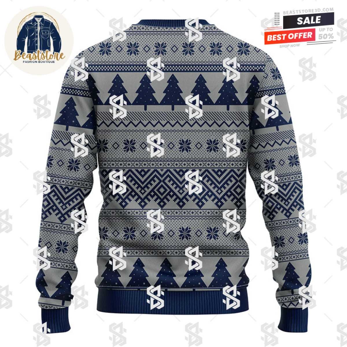 Winnipeg Jets Tree Ball Christmas Ugly Sweater