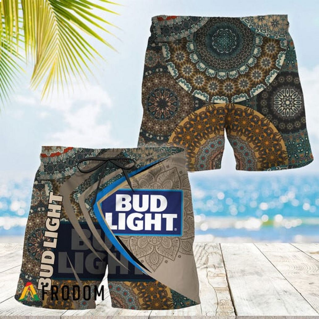 Boho Mandala Bud Light Hawaiian Short