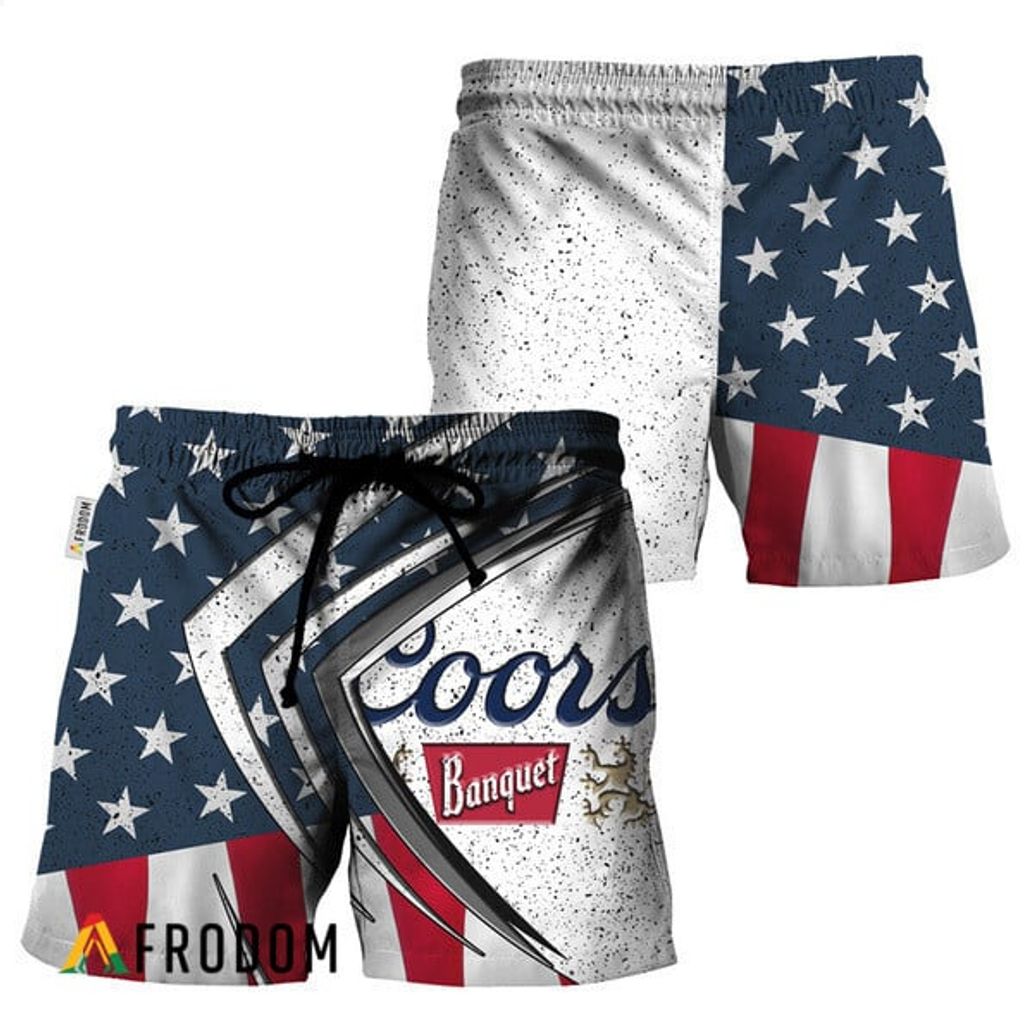 Coors Banquet Fourth Of July Esports Hawaiian Short