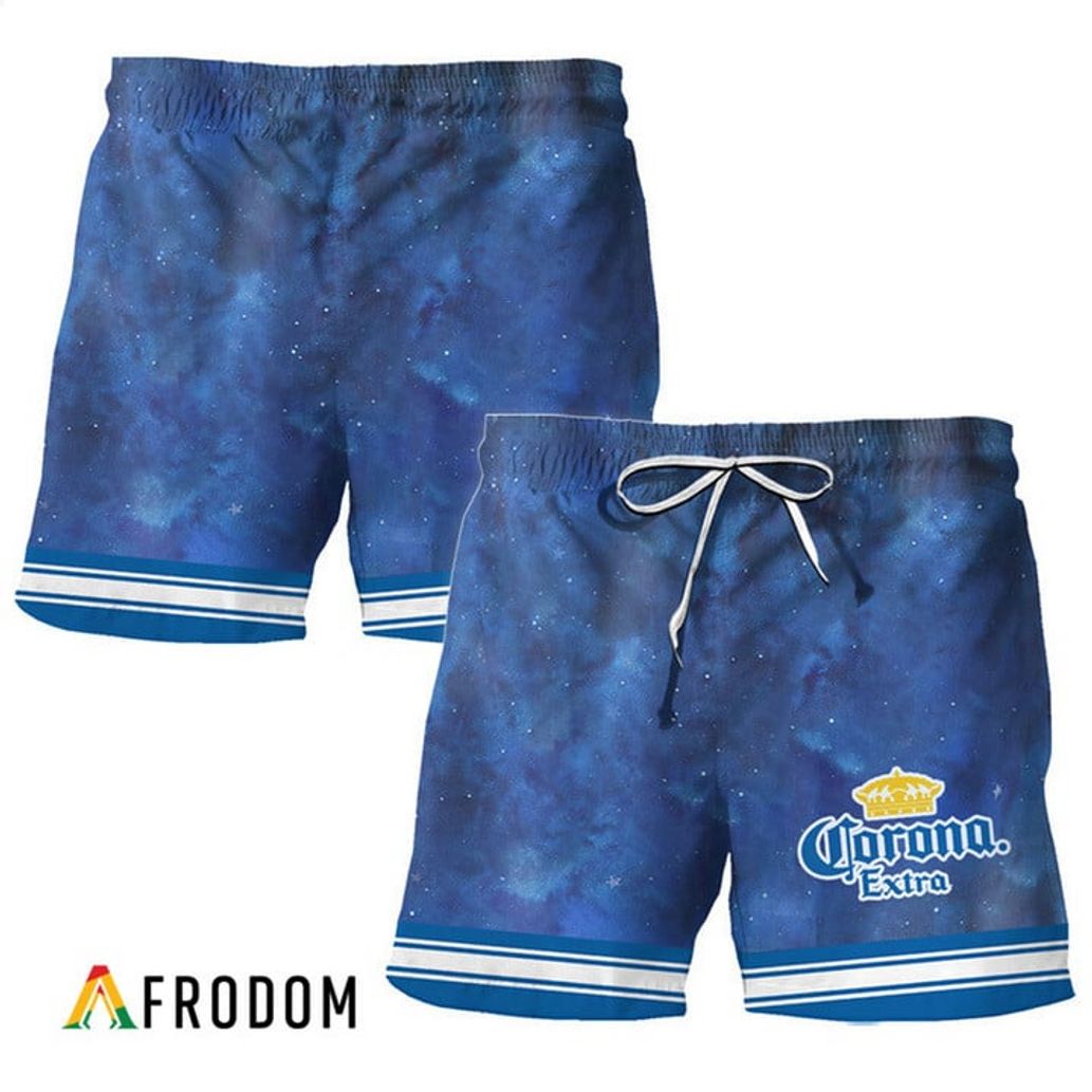 Corona Extra Star Print Bermuda Hawaiian Short