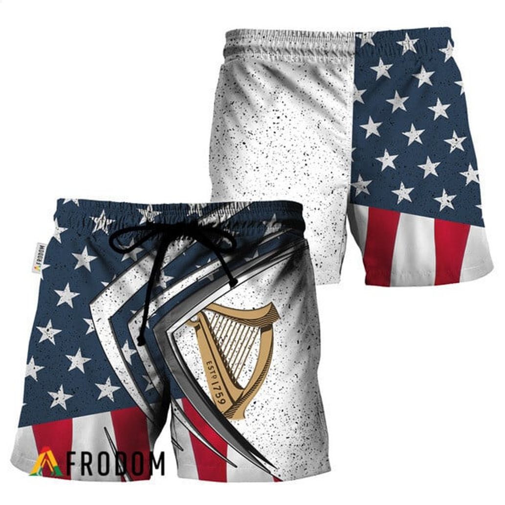 Guinness Beer Fourth Of July Esports Hawaiian Short