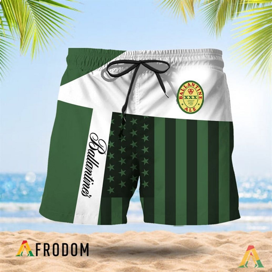 Patch Ballantine American Flag Hawaiian Short