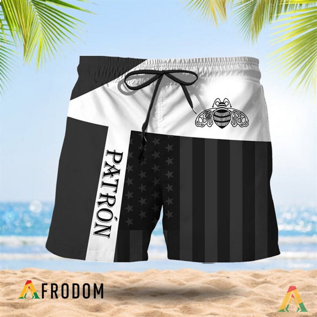 Patch Tequila Patron American Flag Hawaiian Short