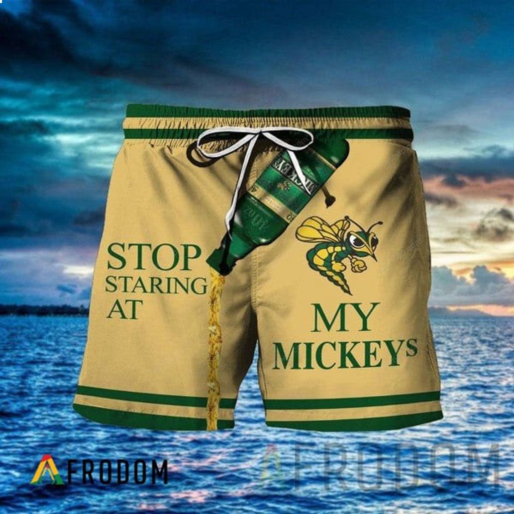 Stop Staring At My Mickeys Hawaiian Short