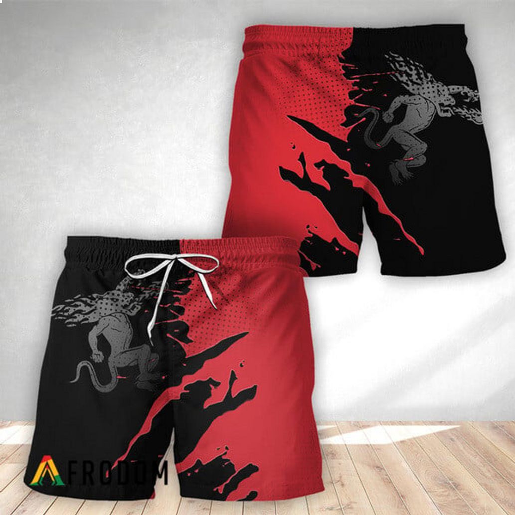 Unisex Esport Fireball Whiskey Hawaiian Short