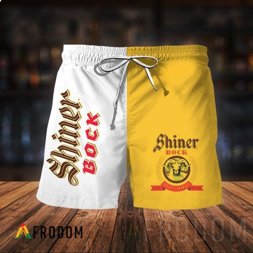 Vintage Shiner Bock Beer Classic Pants Hawaiian Short