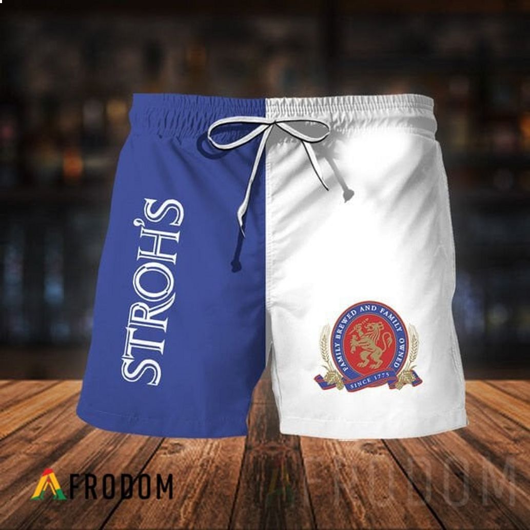 Vintage Stroh’s Beer Hawaiian Short