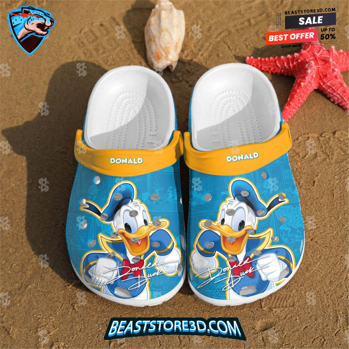 Donald Duck Disney Crocs Crocband Shoes