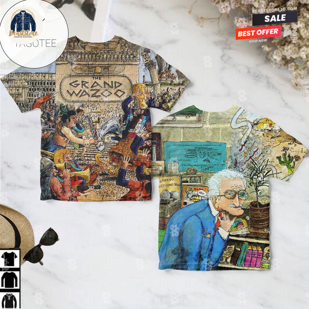 Frank Zappa The Grand Wazoo Album Cover Shirt 3D