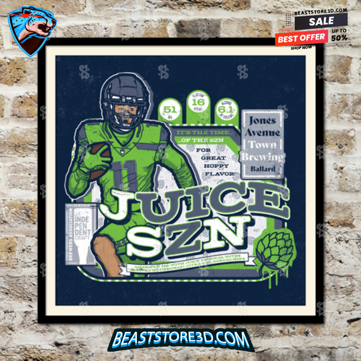 Jaxon Smith Njigba Seattle Seahawks Fake Craft Beer Label Print 1697116481803 uiJEw.jpg