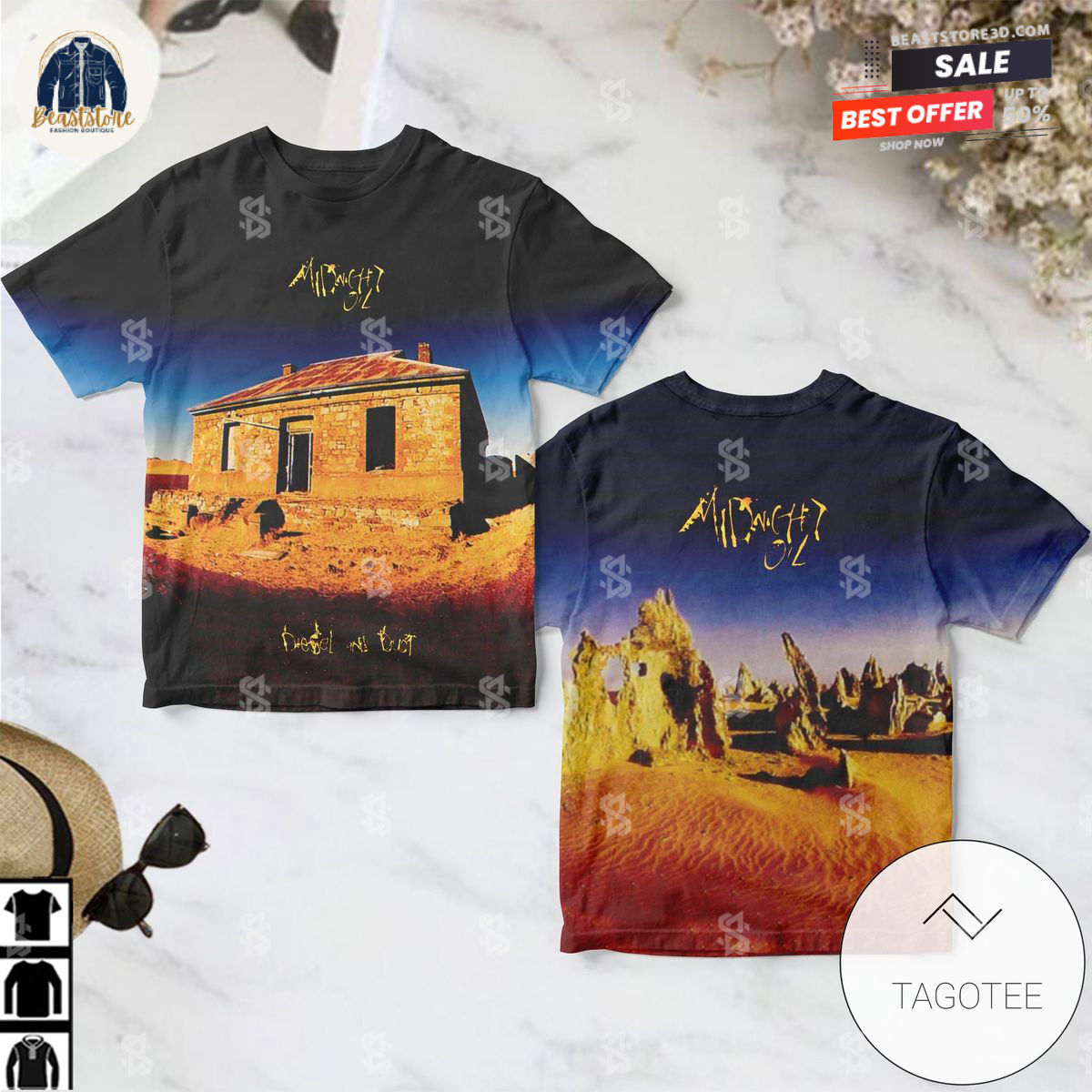 Midnight Oil Diesel And Dust Album Cover Shirt 3D