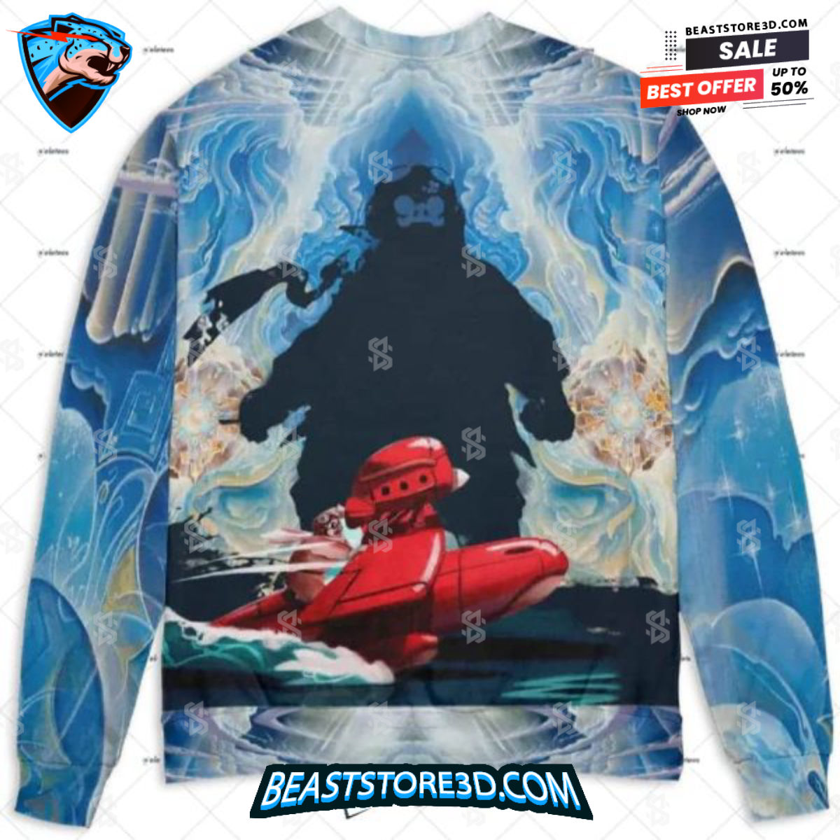 Porco Rosso 3D Sweater